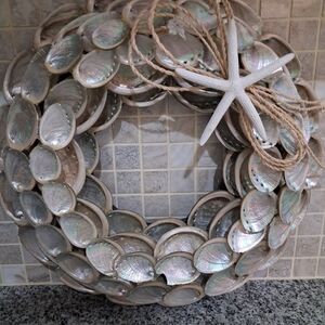 Seashell Wreath with Starfish Accent